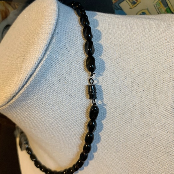 Labradorite - glass beads necklace - elegant and unique - new jewelry - Picture 7 of 13